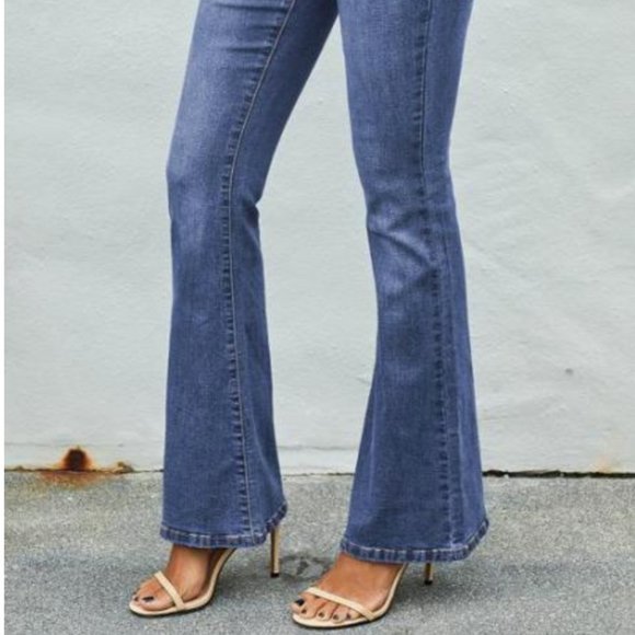 Sherri Bell Bottom Jeans Medium Wash - Picture 6 of 7